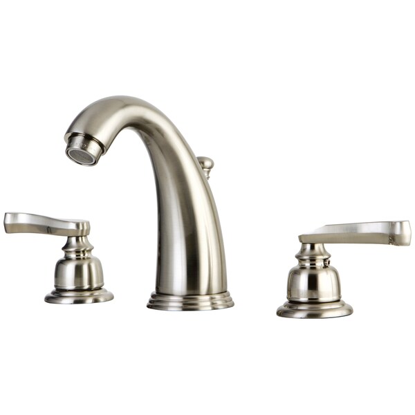 Widespread Bathroom Faucet, Brushed Nickel